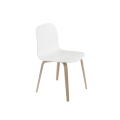 VISU KRZESŁO white/oak