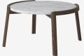 Stolik MIX biało-szary marmur