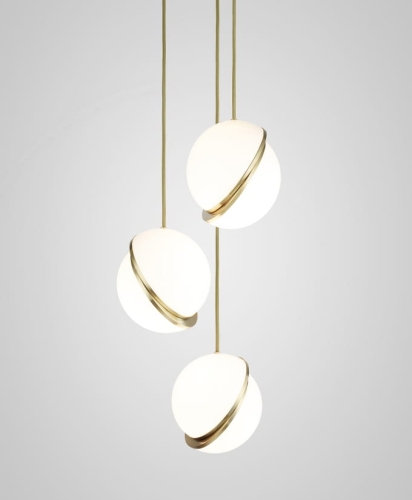CRESCENT MINI 3 kule Lee Broom chandelier