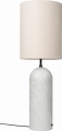 Lampa podłogowa GRAVITY XL wysoka GUBI biały marmur