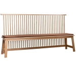 Ławka z oparciem BENCH WITH BACK De La Espada