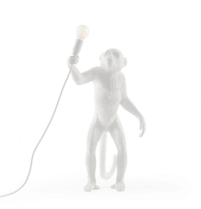 Lampa stołowa MONKEY STANDING biała Seletti