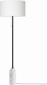 Lampa GRAVITY GUBI biały marmur i klosz