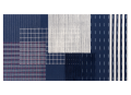 Dywan LAN Gan Rugs niebieski INDIGO