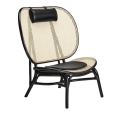Fotel rattanowy NOMAD NORR11 czarny