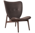 skóra dark brown Fotel skórzany ELEPHANT NORR11