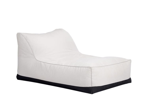 Fotel do ogrodu STORM średni NORR11 kredowo-lniany