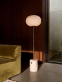 Lampa podłogowa JWDA mosiądz MENU trawertyn