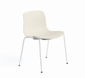 Krzesło AAC 16  HAY kremowe, białe nogi