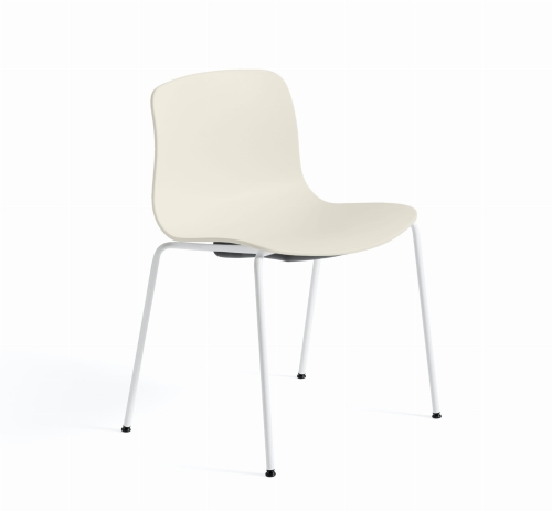 Krzesło AAC 16  HAY kremowe, białe nogi