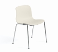 Krzesło AAC 16 HAY kremowe, nogi chromowane