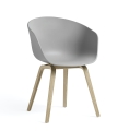 Krzesło AAC 22 dębowe nogi HAY betonowa szarość