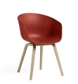 Krzesło AAC 22 dębowe nogi HAY ciepła czerwień