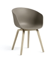 Krzesło AAC 22 dębowe nogi HAY khaki