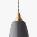 Lampa wisząca ORIGINAL 1227 BRASS mosiądz Anglepoise szara