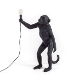 Lampa outdoorowa MONKEY STANDING czarna małpa Seletti