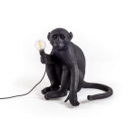 Lampa stołowa MONKEY SITTING OUTDOOR czarna Seletti