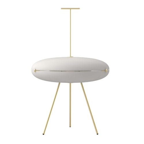 Lampa podłogowa LUNA ORIZZONTALE TATO mosiądz