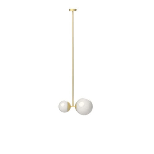 Lampa wisząca BIBA 120 cm TATO mosiądz
