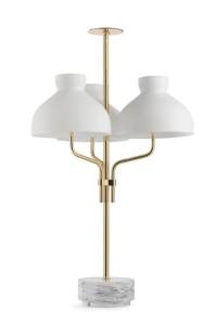 Lampa stołowa ARENZANO TRE FIAMME marmur Carrara TATO
