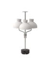 Lampa stołowa ARENZANO TRE FIAMME marmur Marquina CHROM