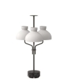Lampa stołowa ARENZANO TRE FIAMME marmur Marquina BRĄZ