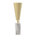 Lampa stołowa VOX H46 Tato Italia Carrara + mosiądz