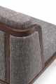 Fotel THRONE tapicerowane oparcie De La Espada
