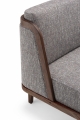 Fotel THRONE tapicerowane oparcie De La Espada