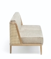 Sofa THRONE rattanowa De La Espada dąb olejowany / Sonar 3 113