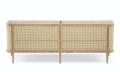 Sofa THRONE rattanowa De La Espada dąb olejowany / Sonar 3 113