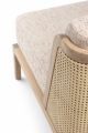 Sofa THRONE rattanowa De La Espada dąb olejowany / Sonar 3 113