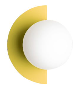 Lampa ścienna CANDY CIRCLE żółta Swedish Ninja