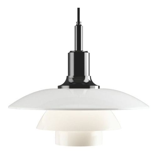 Lampa wisząca 3½-3 GLASS Louis Poulsen czarna