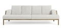 Sofa ogrodowa XL GRAND LIFE Ethimo drewno trawione