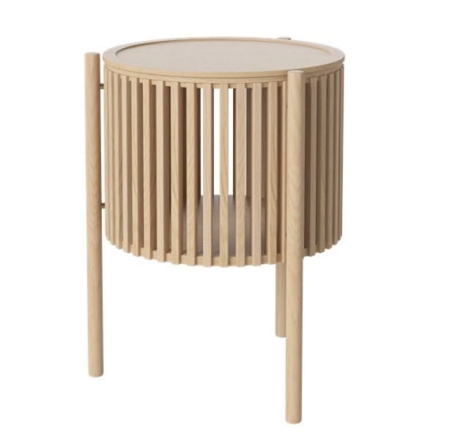 Stolik boczny STORY Bolia dąb biały