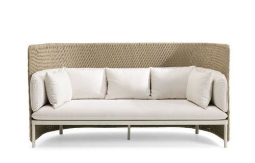 Sofa ogrodowa ESEDRA wysokie oparcie, 3-osobowa Ethimo CIASNY SPLOT