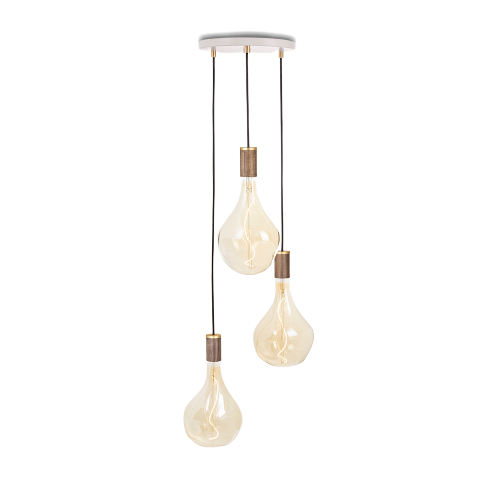 Lampa wisząca VORONOI II TRIPLE  orzech Tala