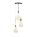 Lampa wisząca VORONOI II TRIPLE  orzech Tala