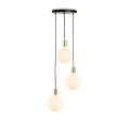 Lampa wisząca SPHERE IV TRIPLE mosiężna Tala