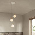 Lampa wisząca SPHERE IV TRIPLE dąb / orzech Tala