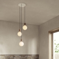 Lampa wisząca SPHERE IV TRIPLE dąb / orzech Tala