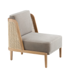 Fotel THRONE rattanowy De La Espada
