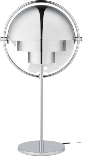 Lampa stołowa MULTI-LITE chrom GUBI