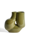 Wazon o nieregularnym kształcie W&S oliwkowa zieleń HAY