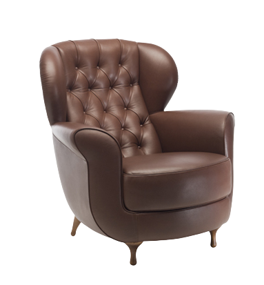 Fotel PAPY BERGERE pikowany Moroso