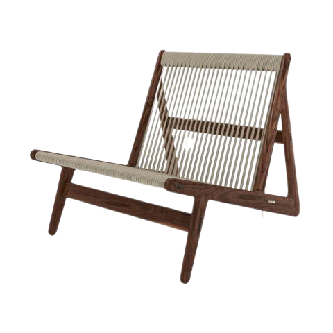 Fotel drewniany MR01 INITIAL GUBI orzech