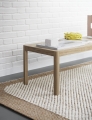 Stolik kawowy WORKSHOP surowy drewniany 120x43 muuto