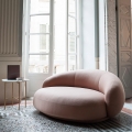 Duży fotel JULEP ISLAND o zaokrąglonych kształtach Tacchini