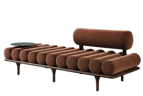 Sofa modernistyczna FIVE TO NINE z stolikiem Tacchini